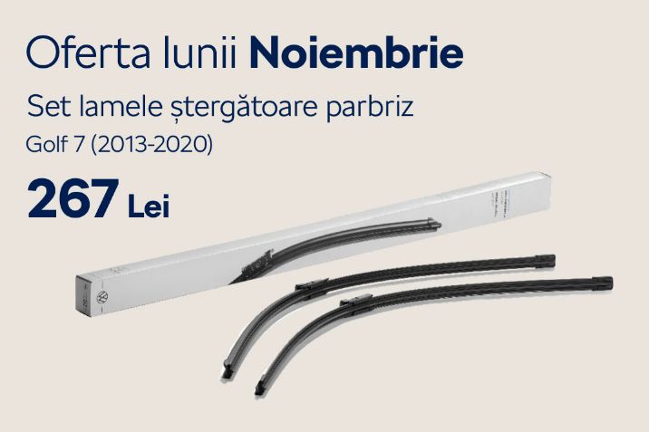 oferta lunii noiembrie - stergatoare